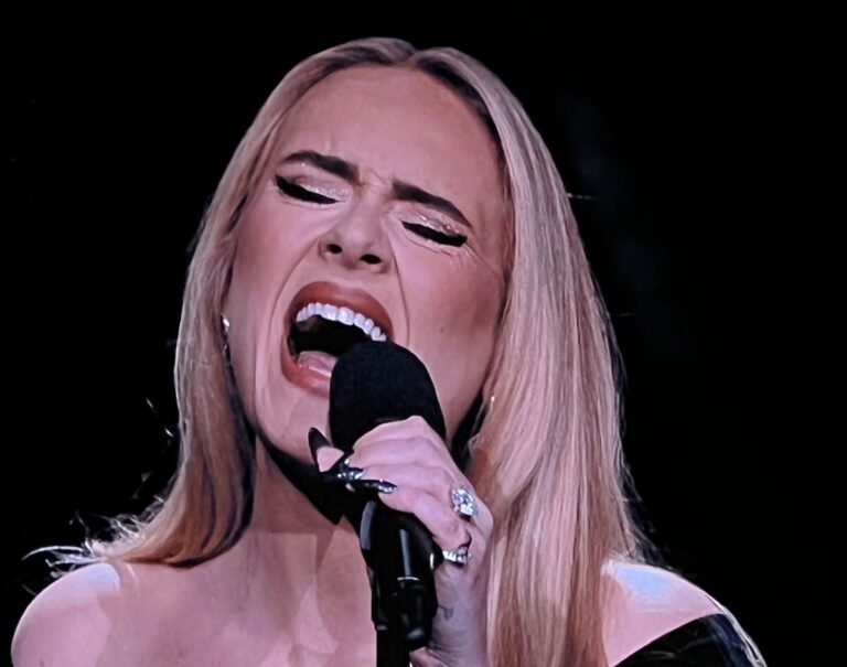 Fotografie zpěvačky Adele
