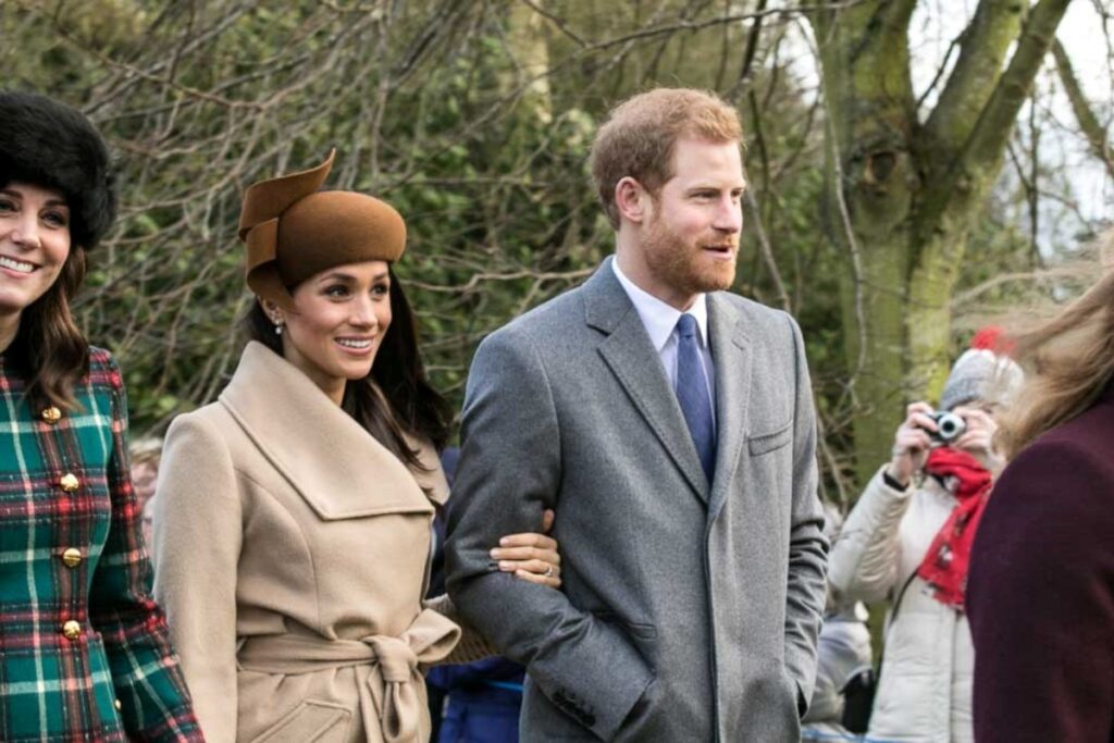 Fotografie prince Harryho a Meghan Markle