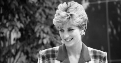 Fotografie princezny Diana u hospice