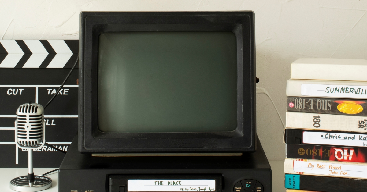 Fotografie staré televize