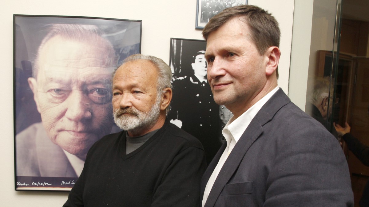 Fotografie Jana Hrušínského a Rudolfa Hrušínského