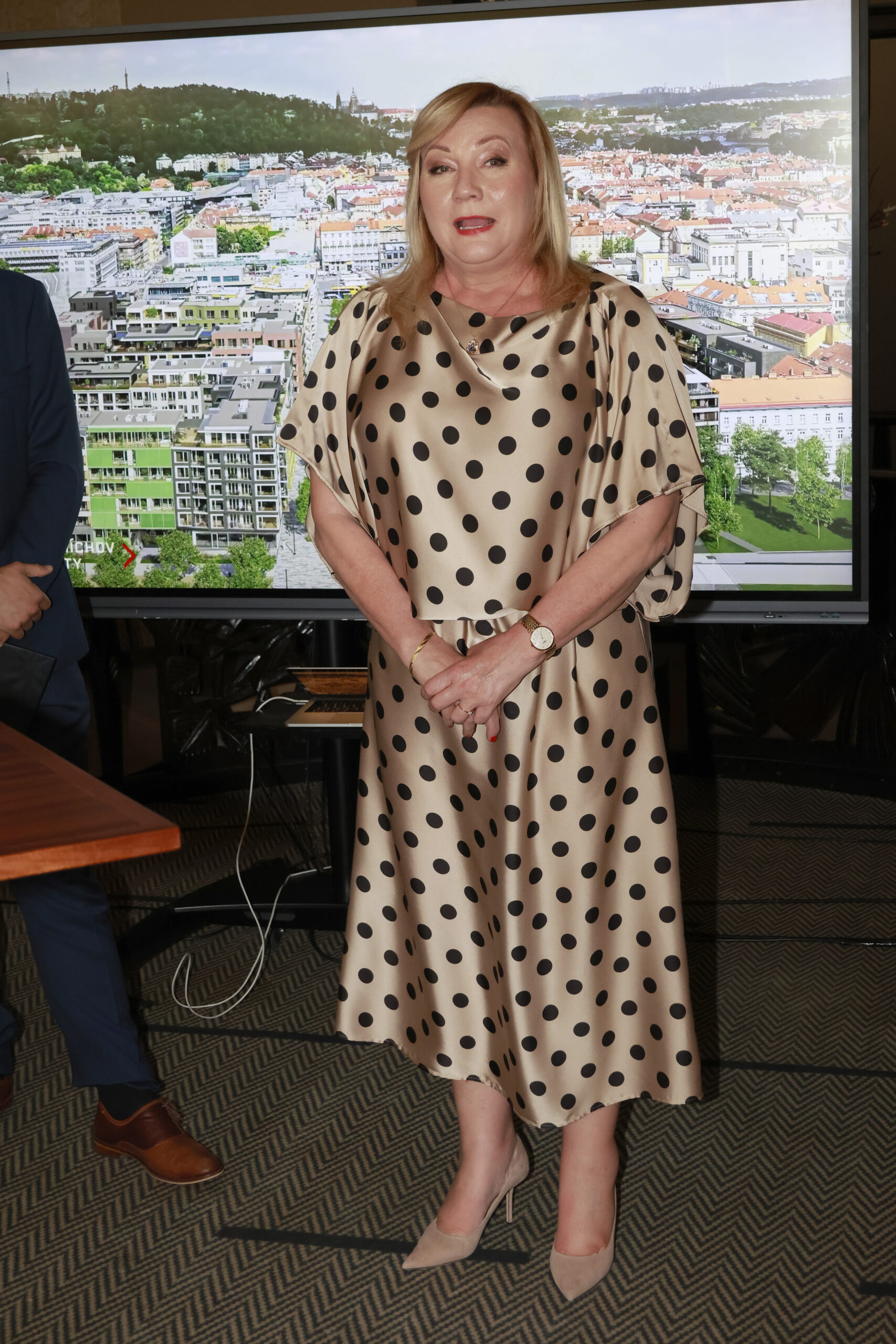 Fotografie Aleny Schillerové během diplomatického Česko- Slovenského večera