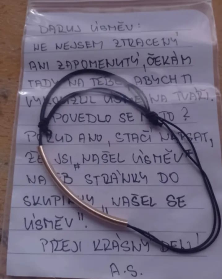 Fotografie z FB skupiny Našel se úsměv se svolením autora pana Ondřeje