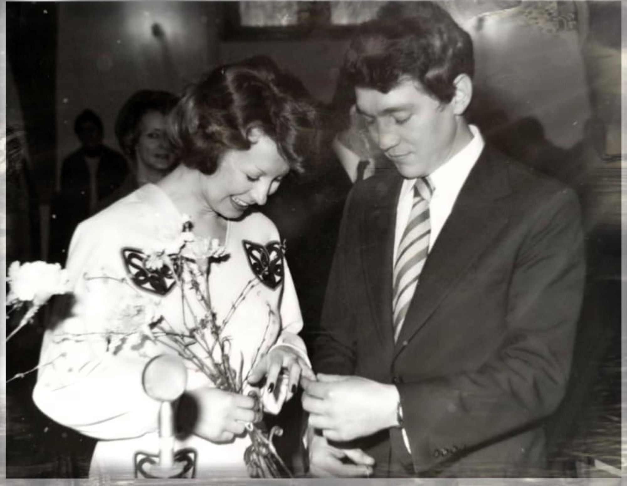 Fotografie z druhé svatby Jiřího Krampola