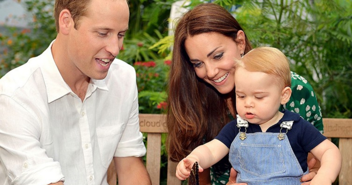 Fotografie prince Williama, princezny Kate a prince George