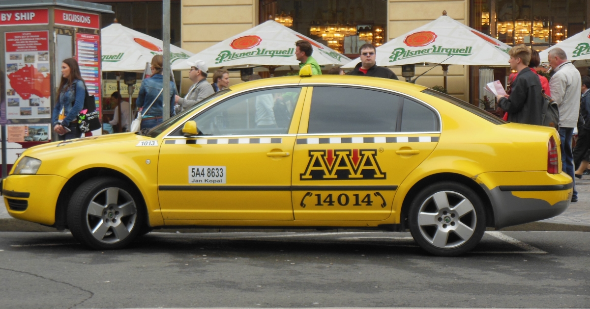 Fotografie vozu taxi, ilustrační foto