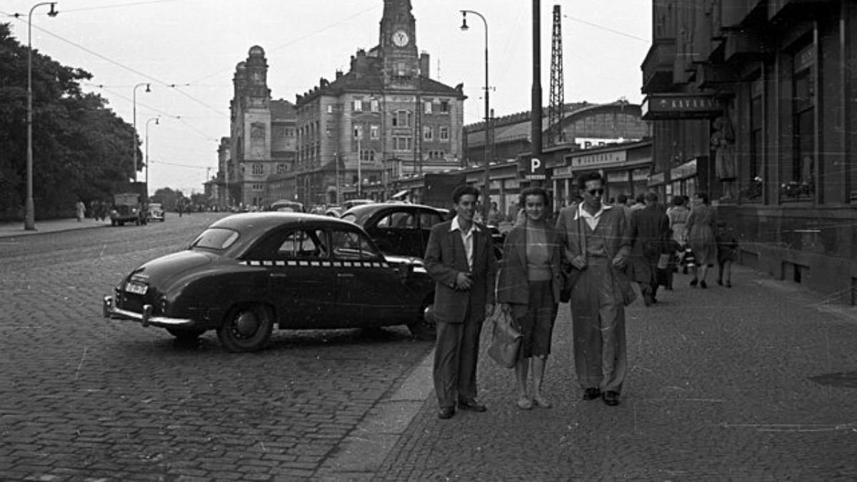 Fotografie Wilsonovy ulice v Praze