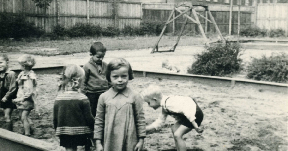 Fotografie dětí v Praze za socialismu