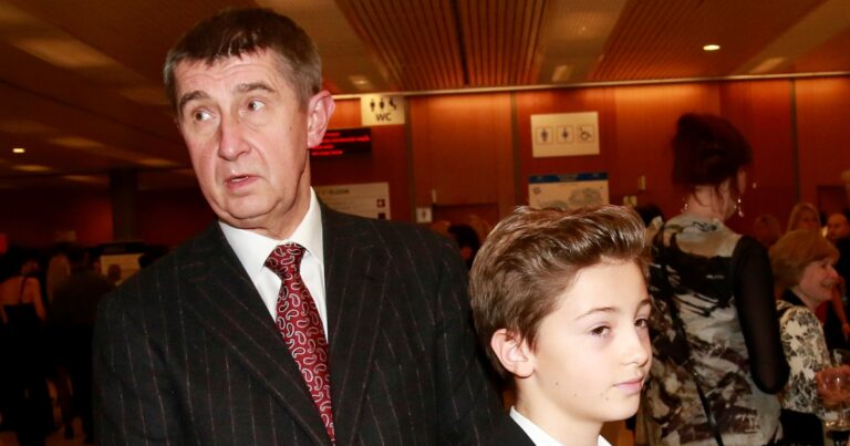 Fotografie Andreje Babiše a Frederika Babiše