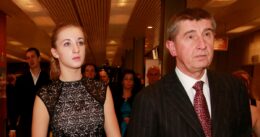 Fotografie Andreje Babiše a Vivien Babišové