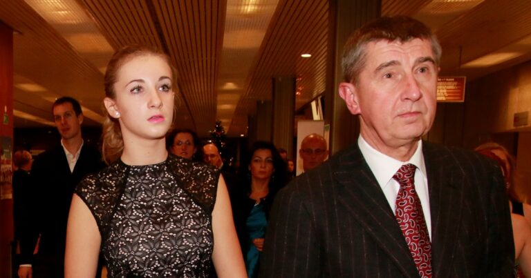 Fotografie Andreje Babiše a Vivien Babišové