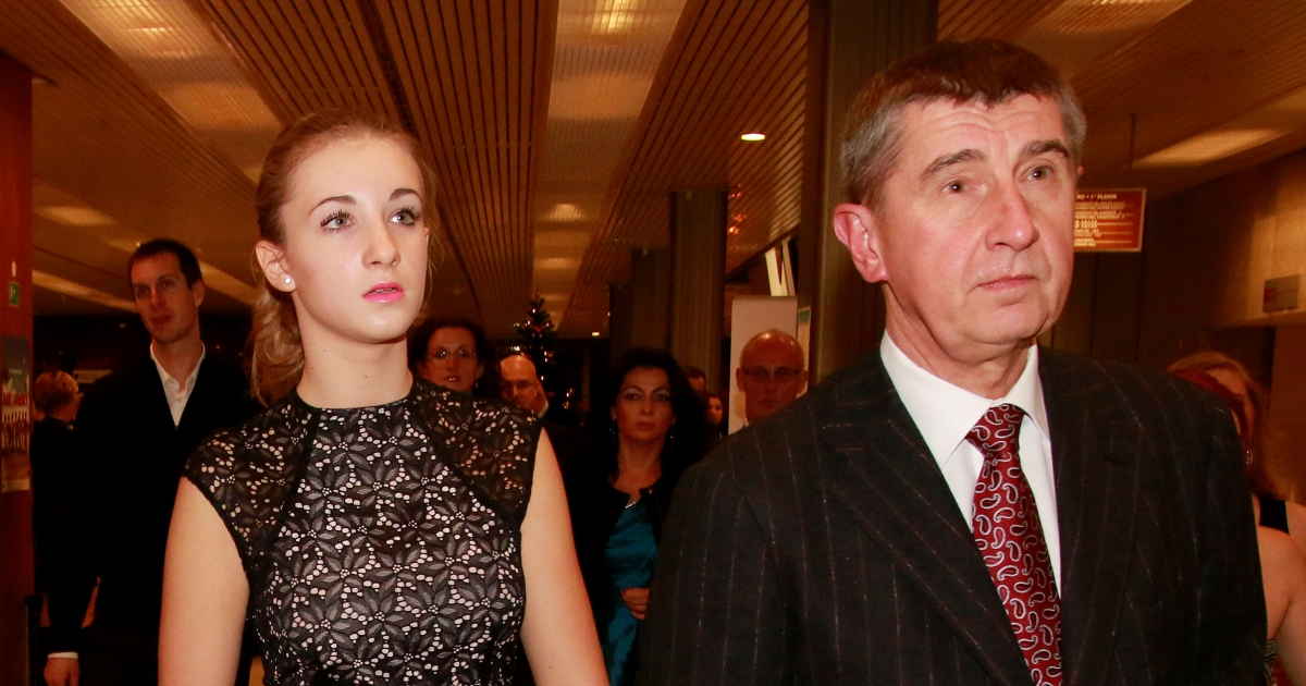 Fotografie Andreje Babiše a Vivien Babišové