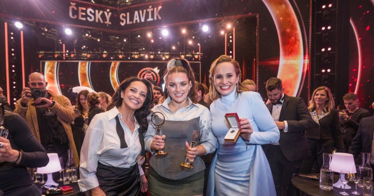 Fotografie z předávání cen Český slavík 2025