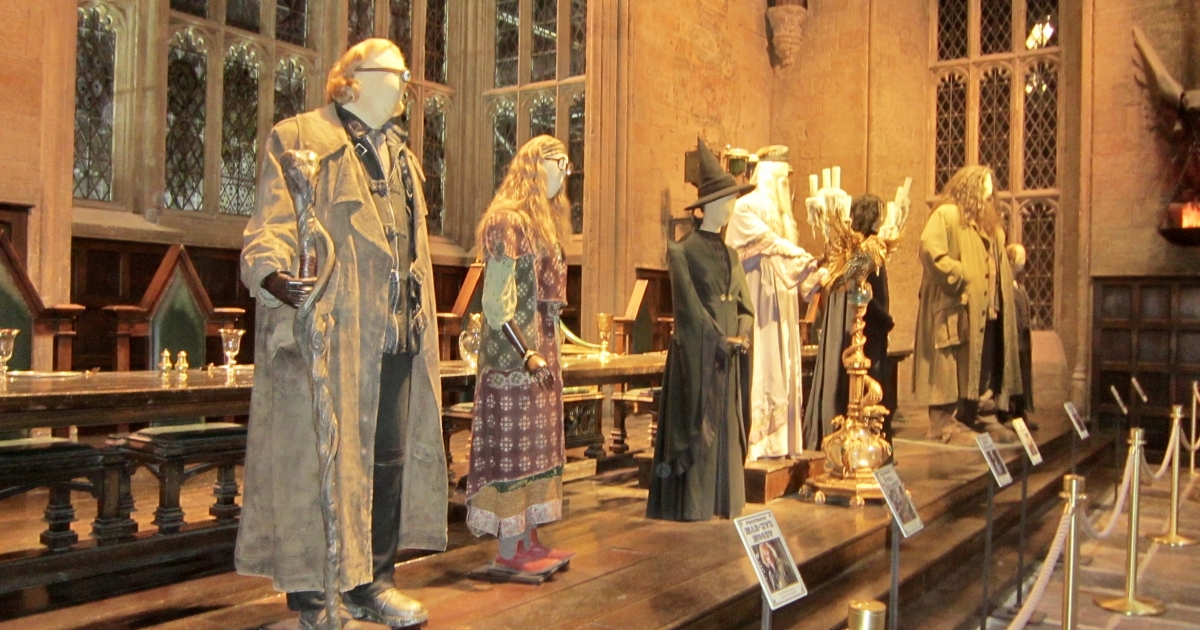 Fotografie školy z Harryho Pottera