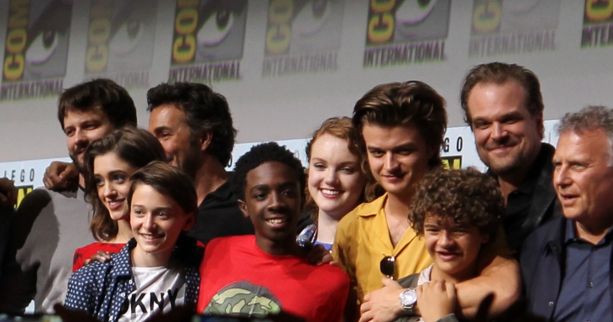 Fotografie herců ze seriálu Stranger Things