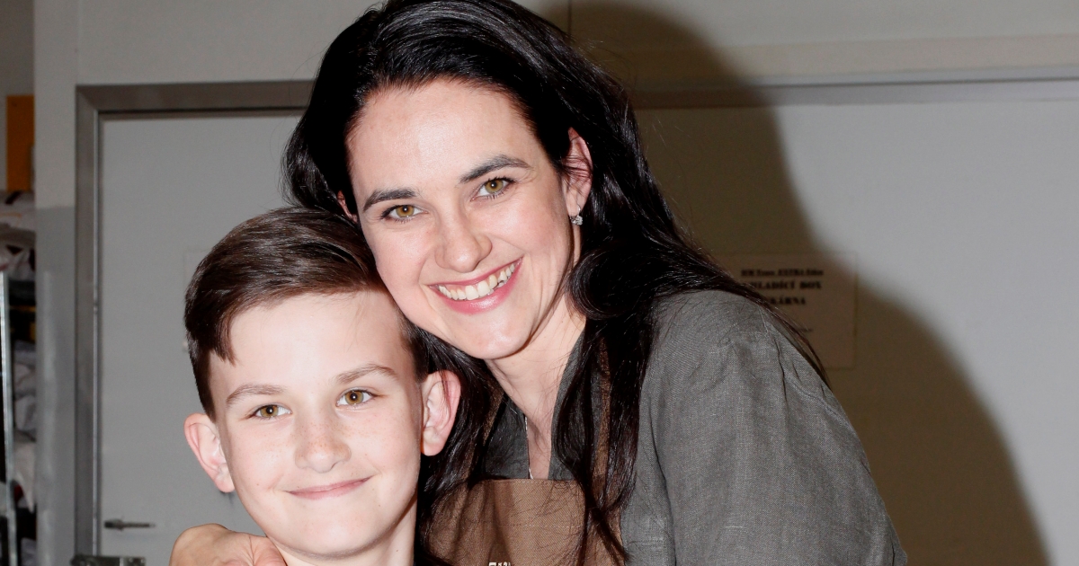 Fotografie Libuše Vojtkové a syna Matyáše