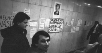 Fotografie Prahy z roku 1989