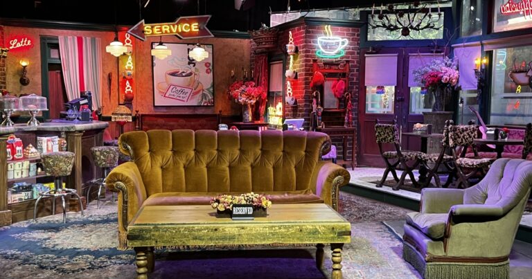 Fotografie kavárny ze seriálu Přátelé