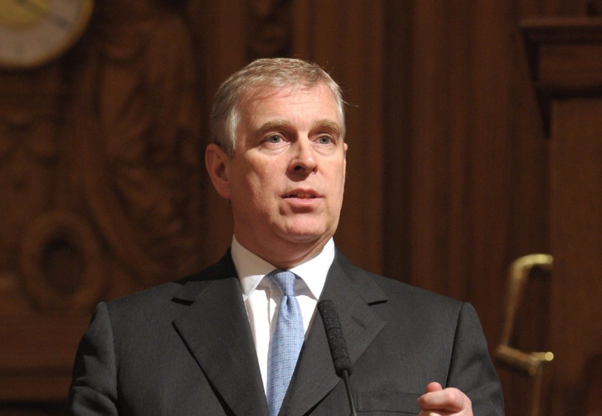 Princ Andrew v roce 2013 v Belfastu