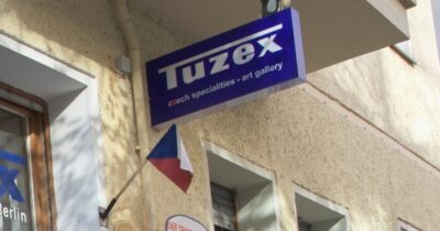 Fotografie retro prodejny Tuzex