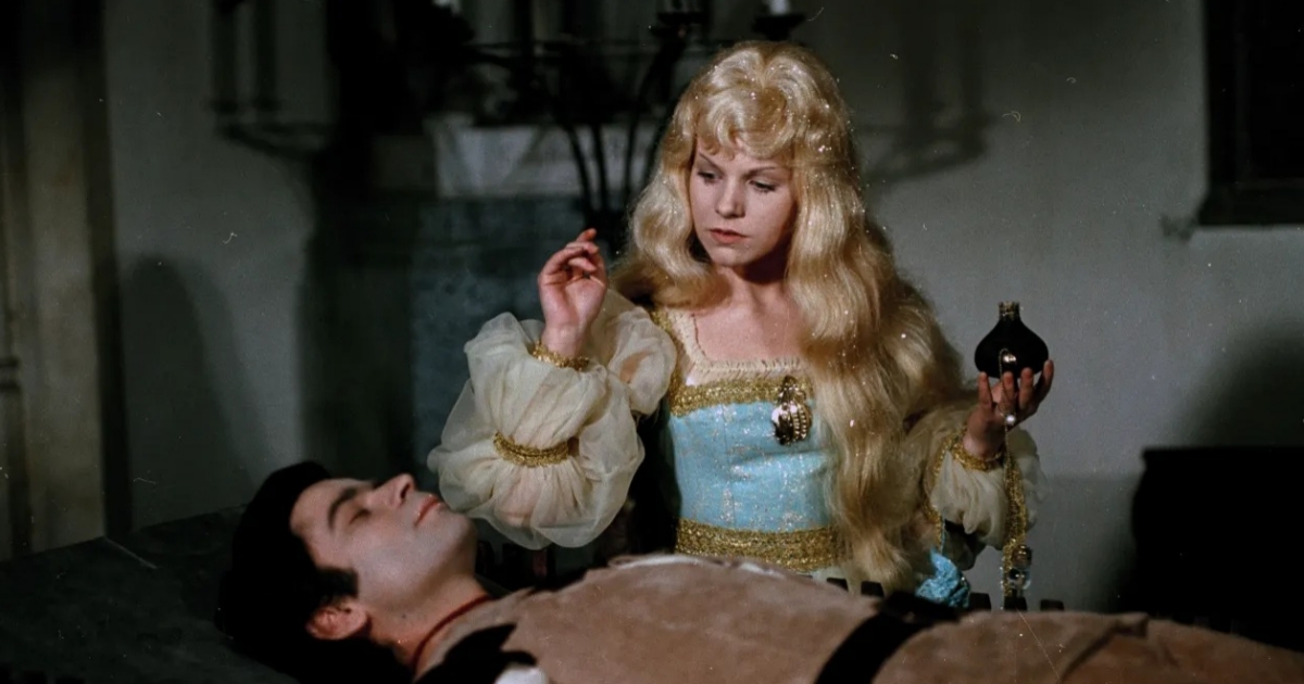 Fotografie Jorgy Kotrbové a Petra Štěpánka v pohádce Zlatovláska