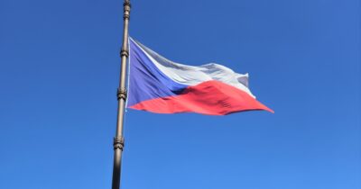 Fotografie české vlajky