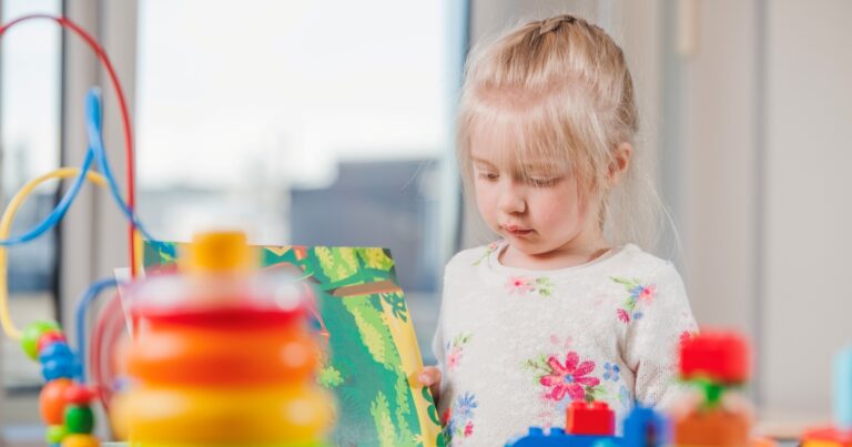 Fotografie dítěte ve školce