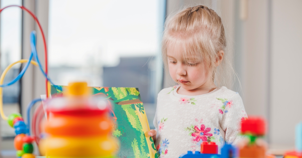 Fotografie dítěte ve školce