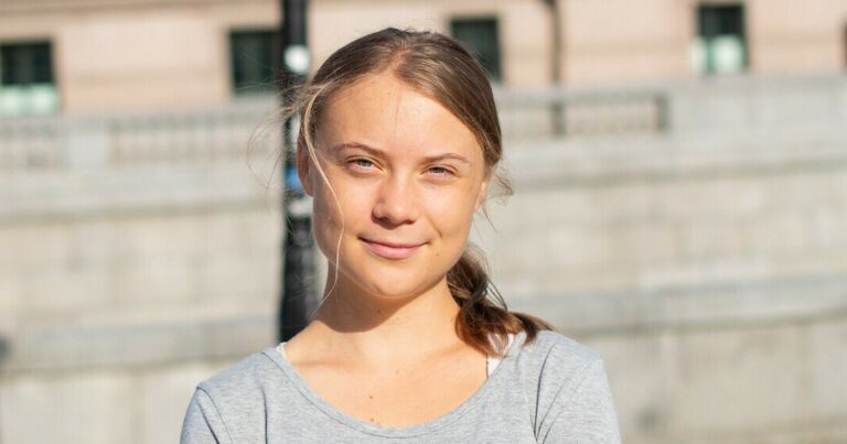 Fotografie Grety Thunbergové