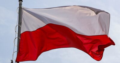 Fotografie polské vlajky
