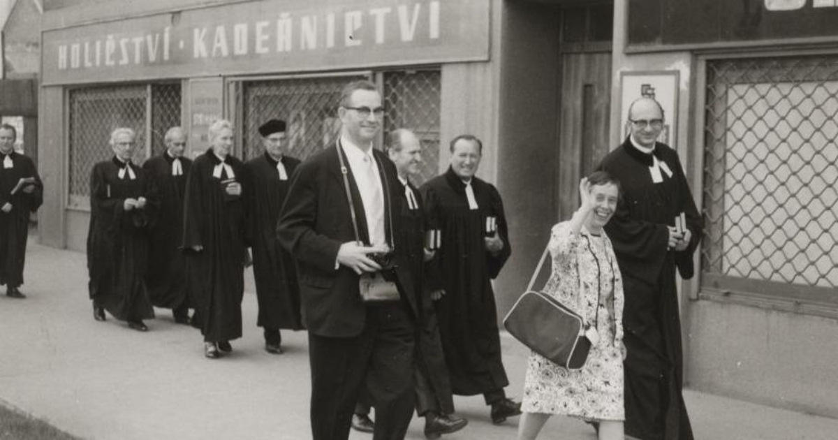 Fotografie z Prahy v roce 1971