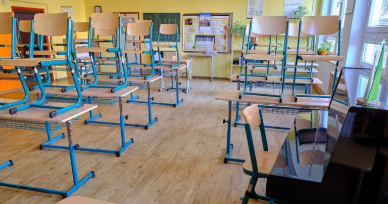 Fotografie školní učebny