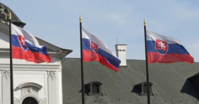 Fotografie slovenských vlajek