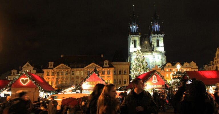 Fotografie z Vánoc v Praze