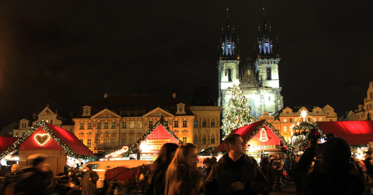 Fotografie z Vánoc v Praze