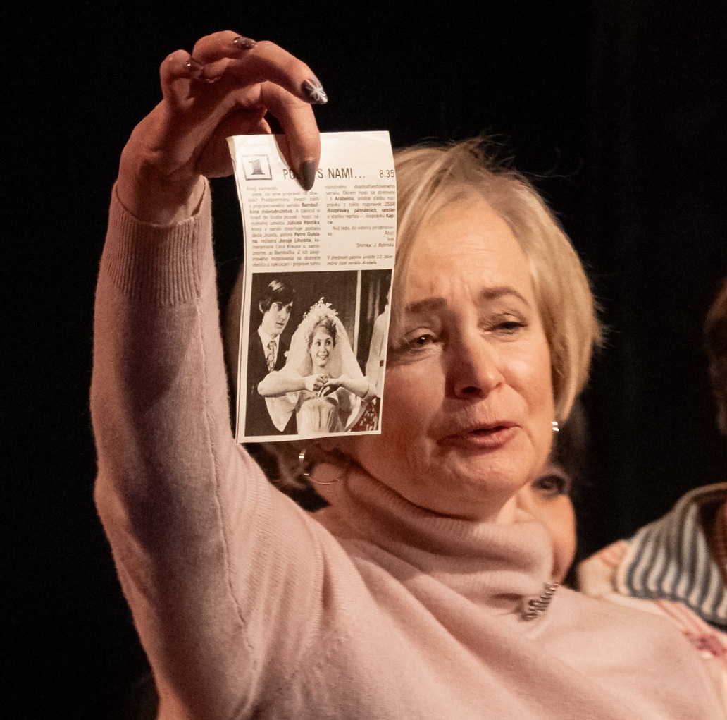 Fotografie Jany Nagyové v pořadu Tobogán