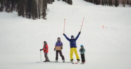 Fotografie rodiny na horách