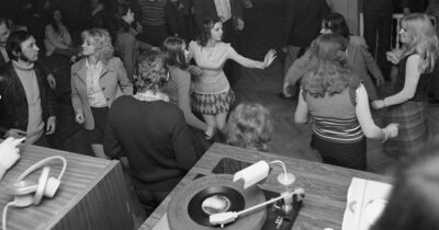 Fotografie diskotéky za socialismu