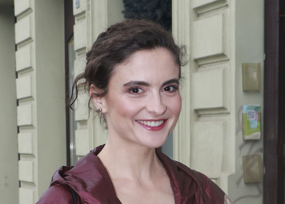 Eva Podzimková na projekci filmu Po večerce